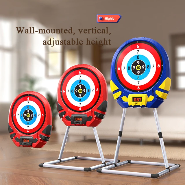 Bersaglio elettrico giocattolo pistola bersaglio punteggio automatico bersaglio  bambini obiettivo tiro allenamento gioco competizione giocattolo parte  regalo per bambini - AliExpress