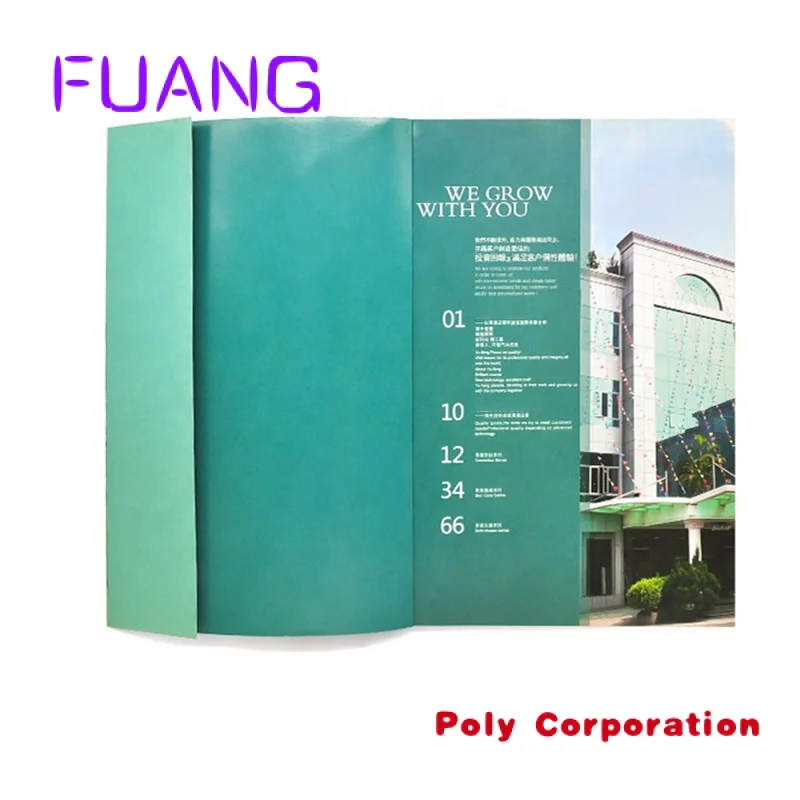 Publishing Offset Printing Booklet Folded Flyer Magazine Brochures Catalogue Photo Paper Book Printing