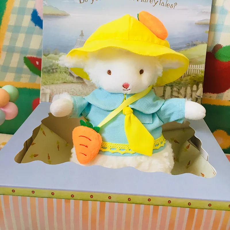 

Kawaii плюшевая кукла с одеждой 17 см маленькая овечка плюшевая игрушка мягкая овечка кукла животное подушка подарок на день рождения для детей