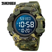 SKMEI 1968 Luxury Digital Stopwatch Military Alarm Clock LED Display Waterproof Wristwatch Sport Watch for Men Reloj Hombre 1