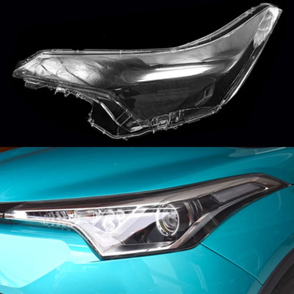 

For Toyota CHR Car Headlight Glass Cover Caps Front Lampshade Head Light Shell Headlamp Lampcover Housing Case 2018 2019 2020