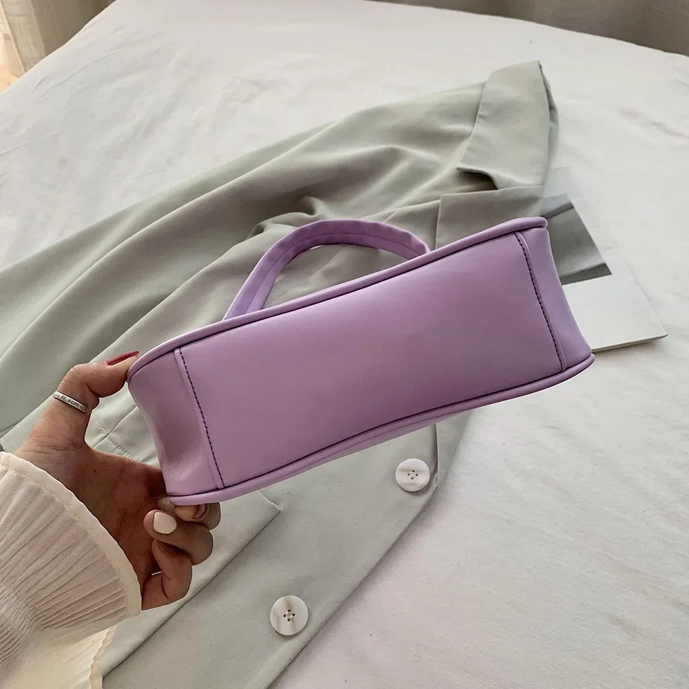 Retro PU Leather Shoulder Bag - Casual Small Top-Handle Handbag for Women