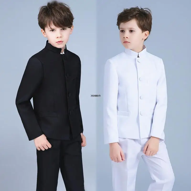 Boys School Graduation Suit Chinese Style boys suit set