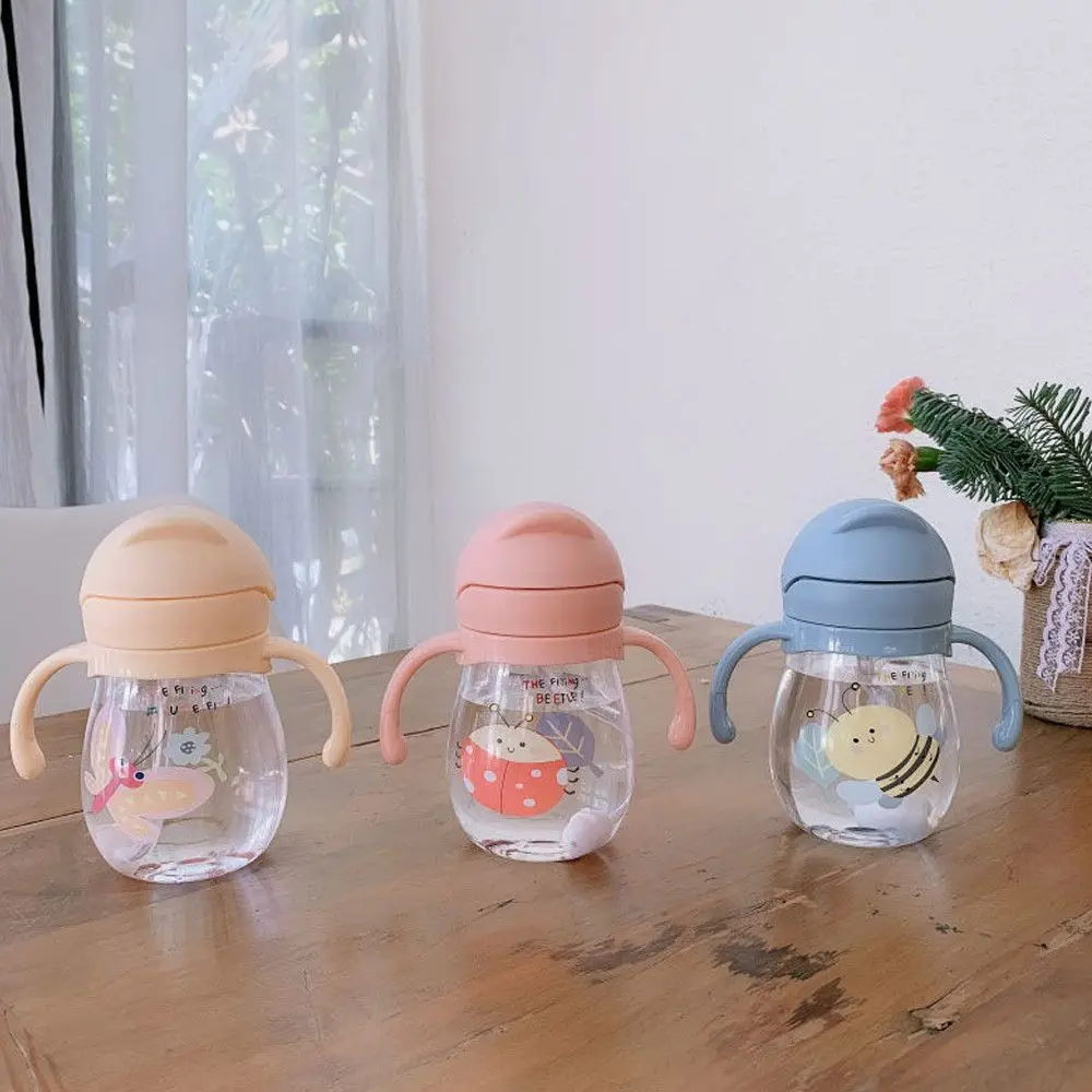 Kids Cartoon Straw Bottle 1