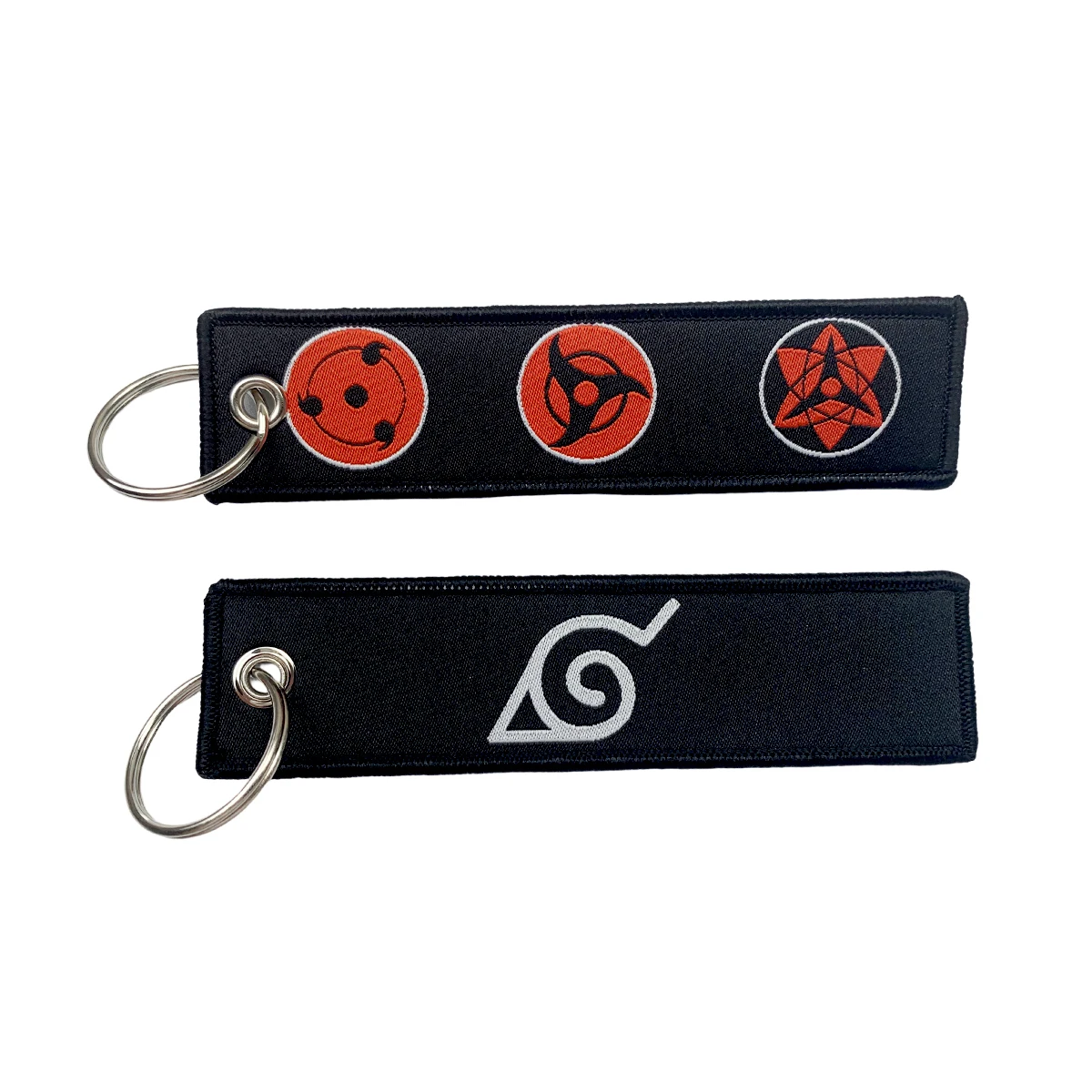 Vintage Cartoon Anime Keychain Embroidered Key Tag Accessory