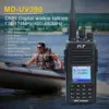 TYT MD-UV390 10W IP67 Wateroof Record VHF UHF Dual Band AES256 Encryption DMR Digital Walkie Talkie with USB-C 2800mAh Battery 2