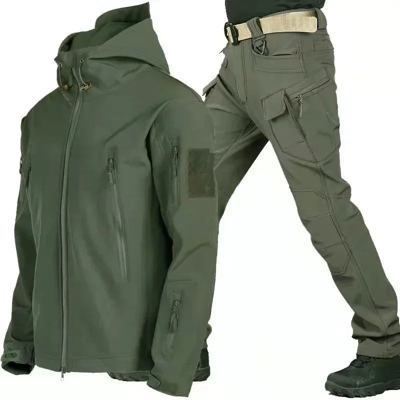 Army Green Suit-1