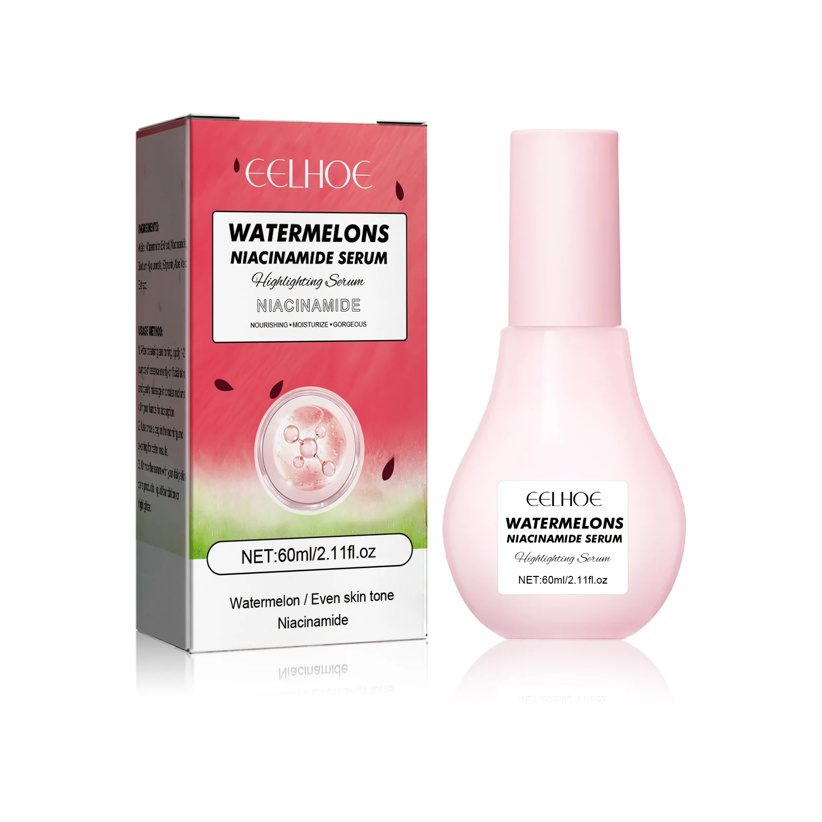 Watermelon Glow Facial Primer Cream Moisturizer Highlighter 2
