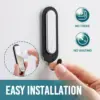TAILI Hanging Wall Hooks with Adhesive Strips Utility Hooks for Home Storage 4 Hooks and 6 Strips Included, Damage Free for Wall 3