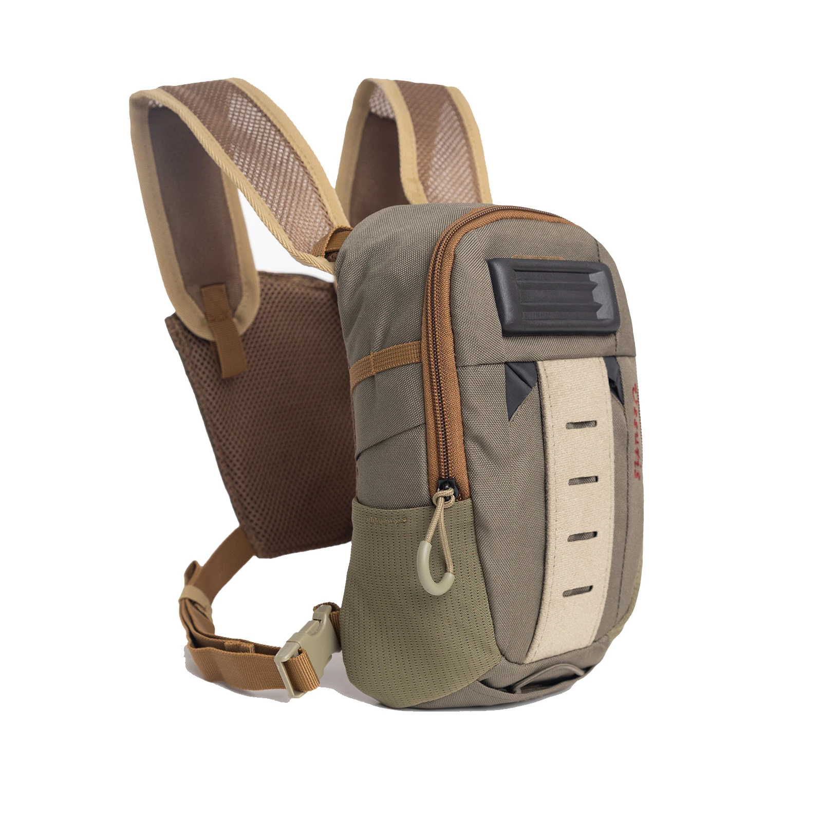 Sac de poitrine ultraléger pour pêche à la mouche - Poche micro pour pêche à la truite et petite pêche