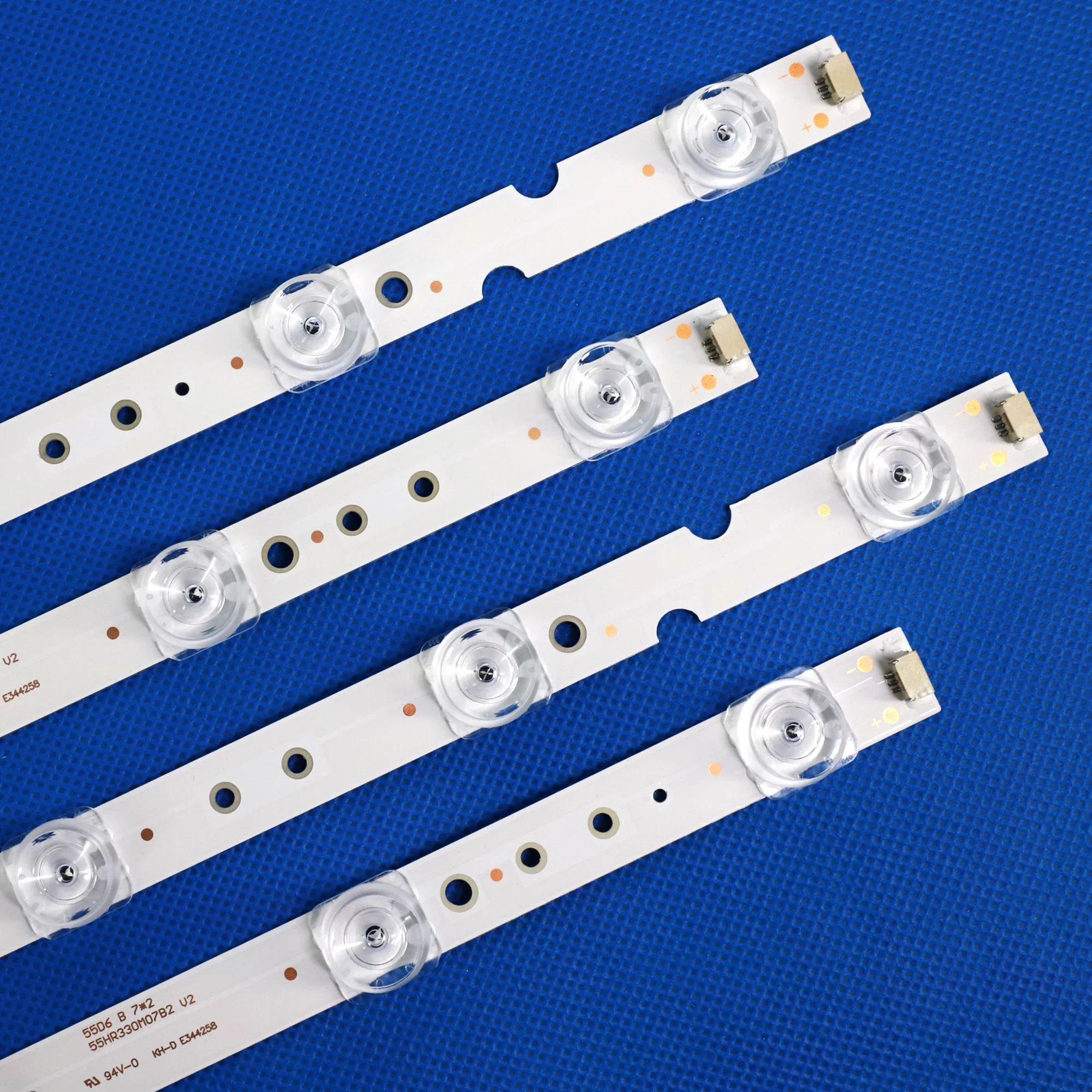 4pcs LED Bar For TCL 55DP603 55DP600 55P65US 55U3800C 55P65 55D6 55L2 4C-LB5508-HR03J PF02J LB5507 55HR330M07B2 V2 55HR330M08A2