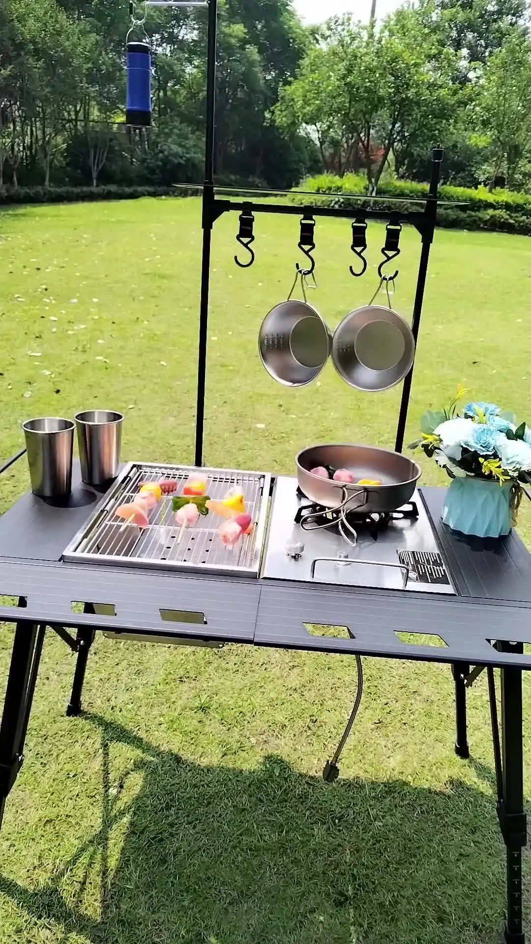 軽量で調整可能なレッグデスク キャンプ用 折りたたみ式 バックパック ロールテーブル 薪焼き戻しテーブル 軽量で調整可能なレッグデスク,キャンプ用,折りたたみ式,バックパック