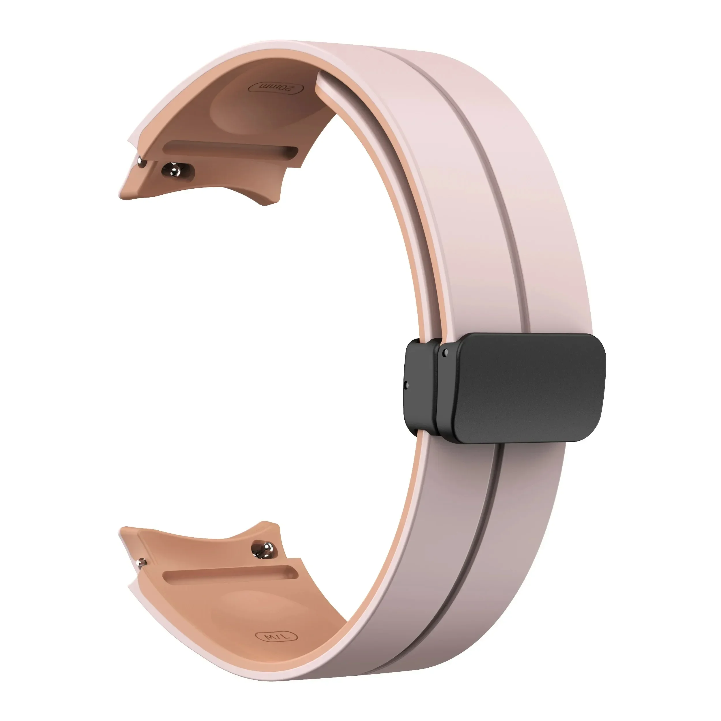 Magnetic Silicone Strap - No Gap Design Bracelet Band