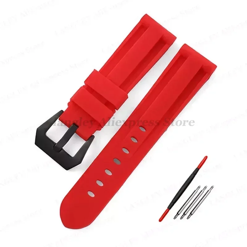 Versatile Sport Silicone Rubber Watch Band - Multiple Size Options