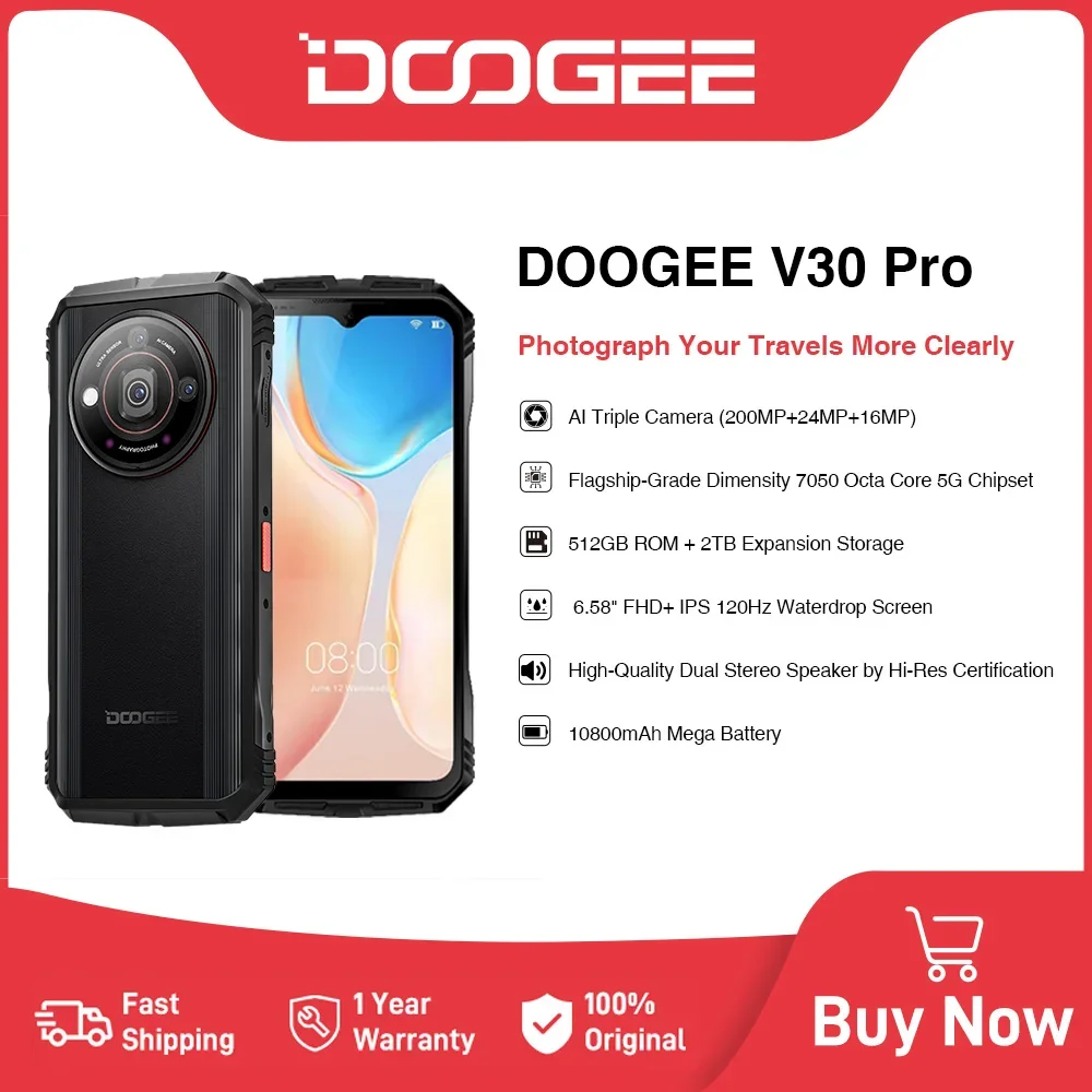 World Premiere: DOOGEE Unveils the Future of Rugged Smartphone-V30 Pro