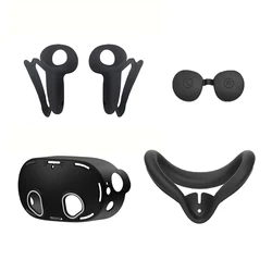Durable Silicone Protective Cover Set - Pack of 5 (Black)
