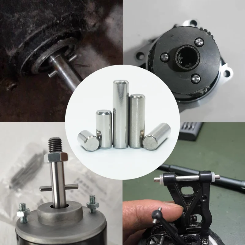 Stainles Steel Cylindrical Solid Pin dowel Locating Dowel M1 M1.5 M2 M2.5 M3 M4 M5 M6 M8 M10 Fixing Shaft Pins Round Solid Rod