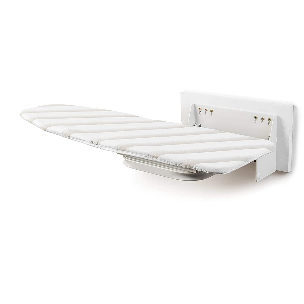 Foldable Wall Mounted Ironing Board Hiding 180&deg; Swivel Ironing Board Cover Heavy Duty Space Saver Storage