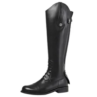 New Long Boots Women's Autumn and Winter Genuine Leather High Barrel Riding Knight Equestrian Boots Equitacion Caballos 1