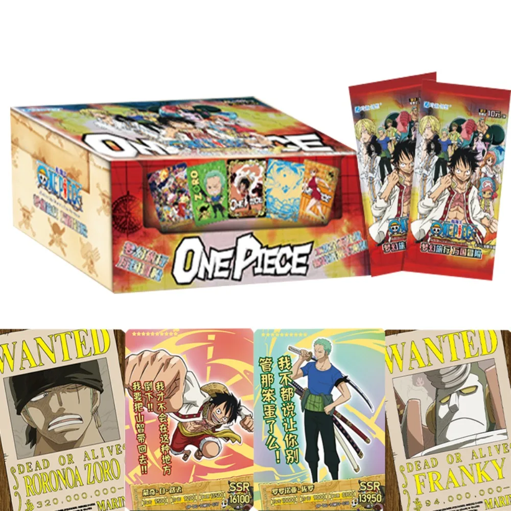 Original One Piece Collection Cards Genuine Japanese Anime Characters Luffy Nami Rare Collection Edition Cards Children Gifts