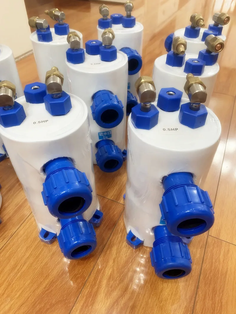 

Испаритель из чистого титана. 0.5hp титановый трубчатый испаритель. Титановый пистолет для холодильника с морской водой и пресной водой.