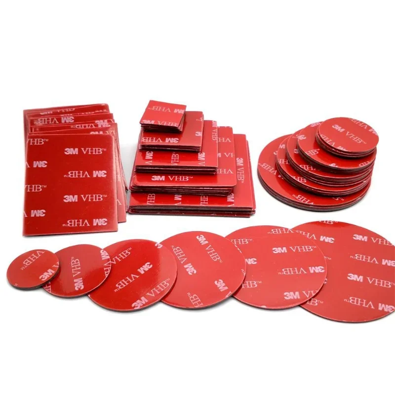 

10-50Pcs 3M Strong Double Sided Adhesive Foam Pad Wall Mounting Tape Two Sides Heat-resistant Home Appliance Car Accessories