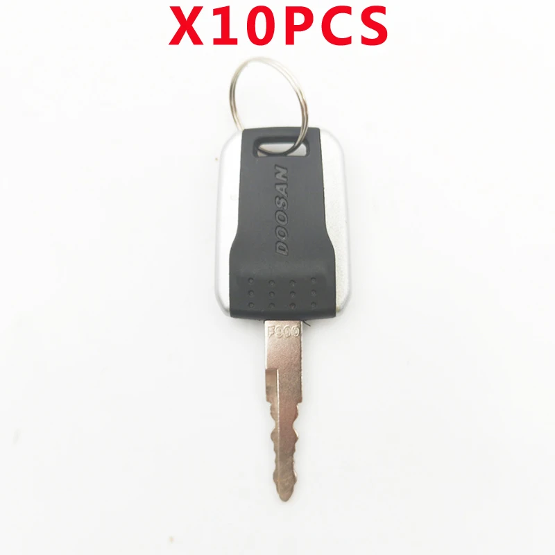 

10pcs Key For Bobcat Daewoo Doosan Terex Excavator Ignition Keys F900 K1009605B