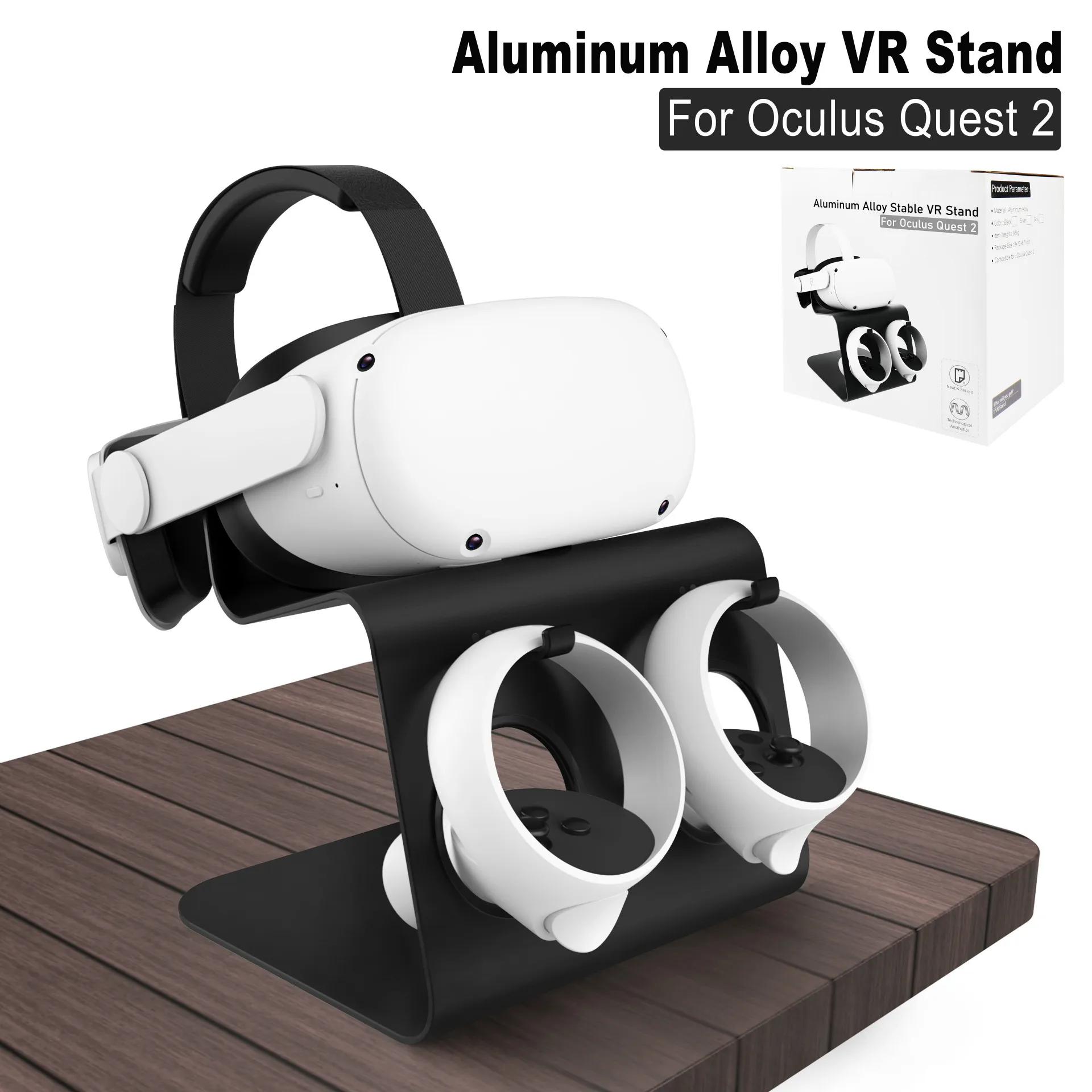 Metal VR Stand Headset Display Holder For Oculus Quest 2 VR Glasses Helmet Desktop Base For Oculus Quest 2 HTC Vive Accessories