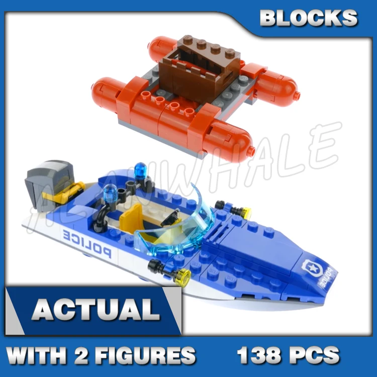 

138 шт., Детский конструктор «городской коп»