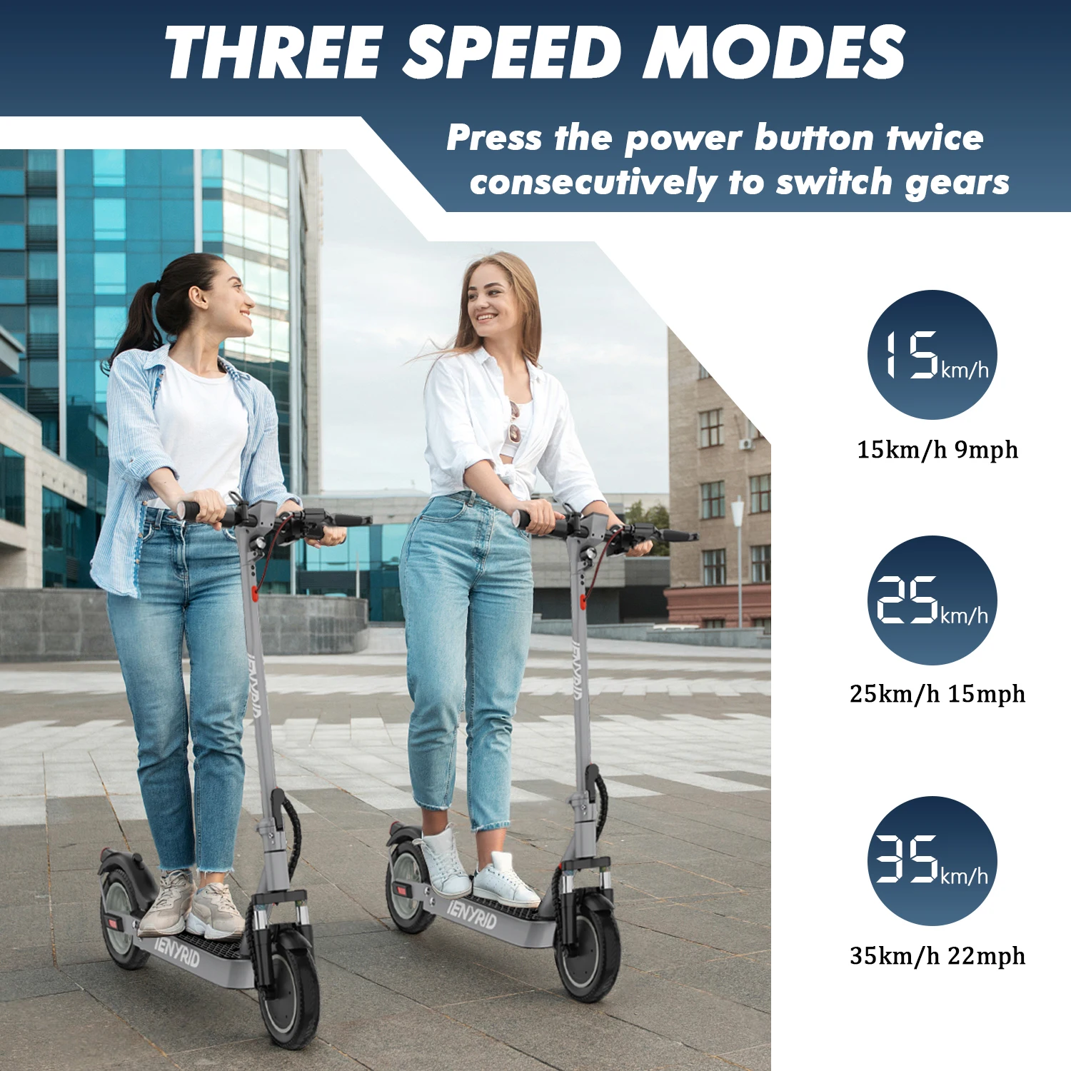 Electric Scooter For Adults With 10inch Solid Tire 500W Motor 35mph Top Speed 25miles Range Dual Suspension 36V 12.5Ah Battery electric scooter