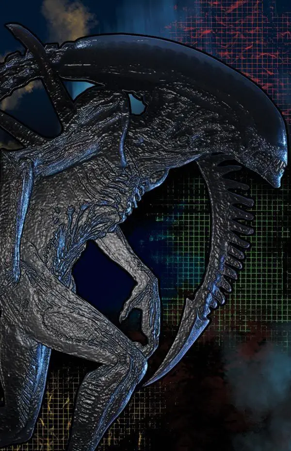 

Alien Xenomorph "Exoskeletal" Movie Print Art Canvas Poster For Living Room Decor Home Wall Picture