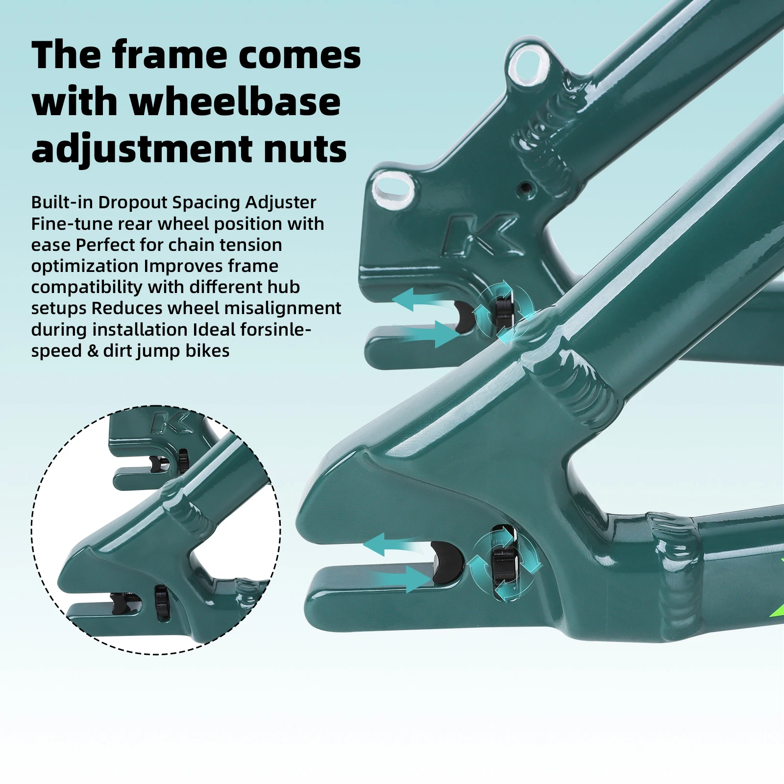 SPEEDONE X-MONSTER Dirt Jump Frame 26inch Ultralight Aluminum