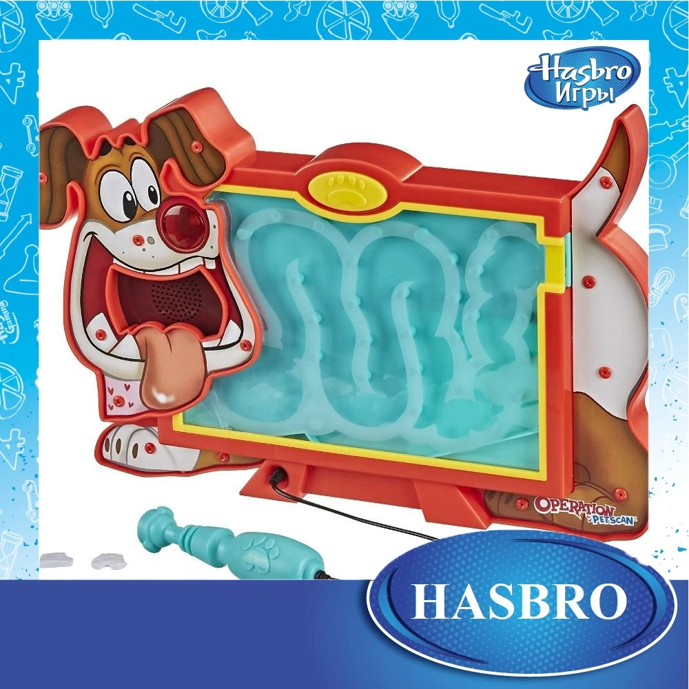 Игра настольная Hasbro Games Операция Cпаси щенка E9694121 | Спорт и развлечения