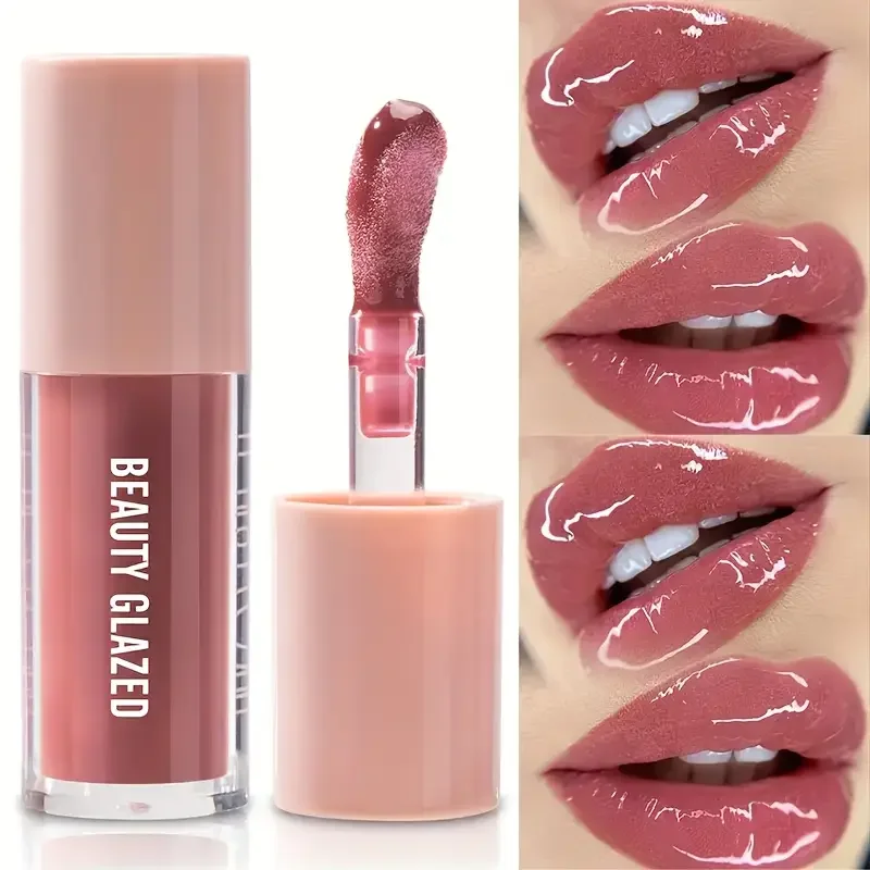 rystal Jelly Lip Oil - Hydrating, Plumping Lip Balm with Glossy Finish, Infused with Plant-Based Squalane, Perfect for Soft