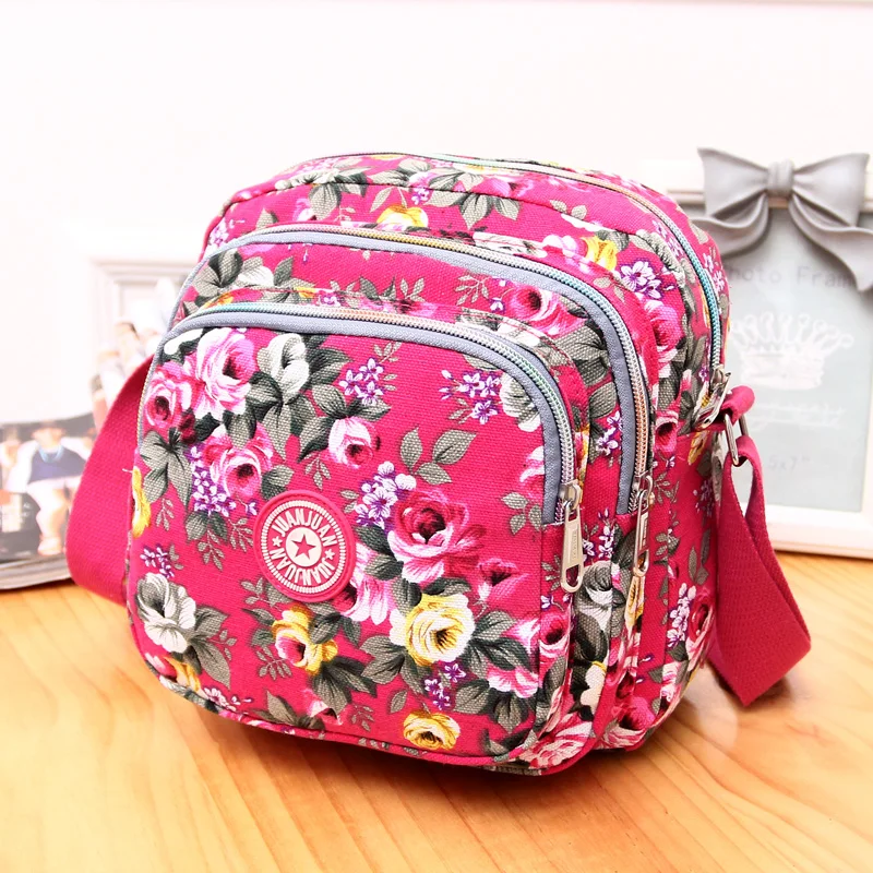 Nylon Crossbody Bag Nylon Shoulder Bag Fashion Pattern Women