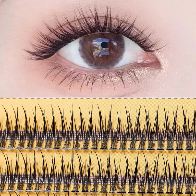 Natural Slender Swallowtail False Eyelashes Set