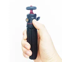 Extendable Desktop Tripod Handle Grip Stand With Flexible Ballhead 1/4 Screw Extend Mount for GoPro Phone Selfie Action Camera - Image 4