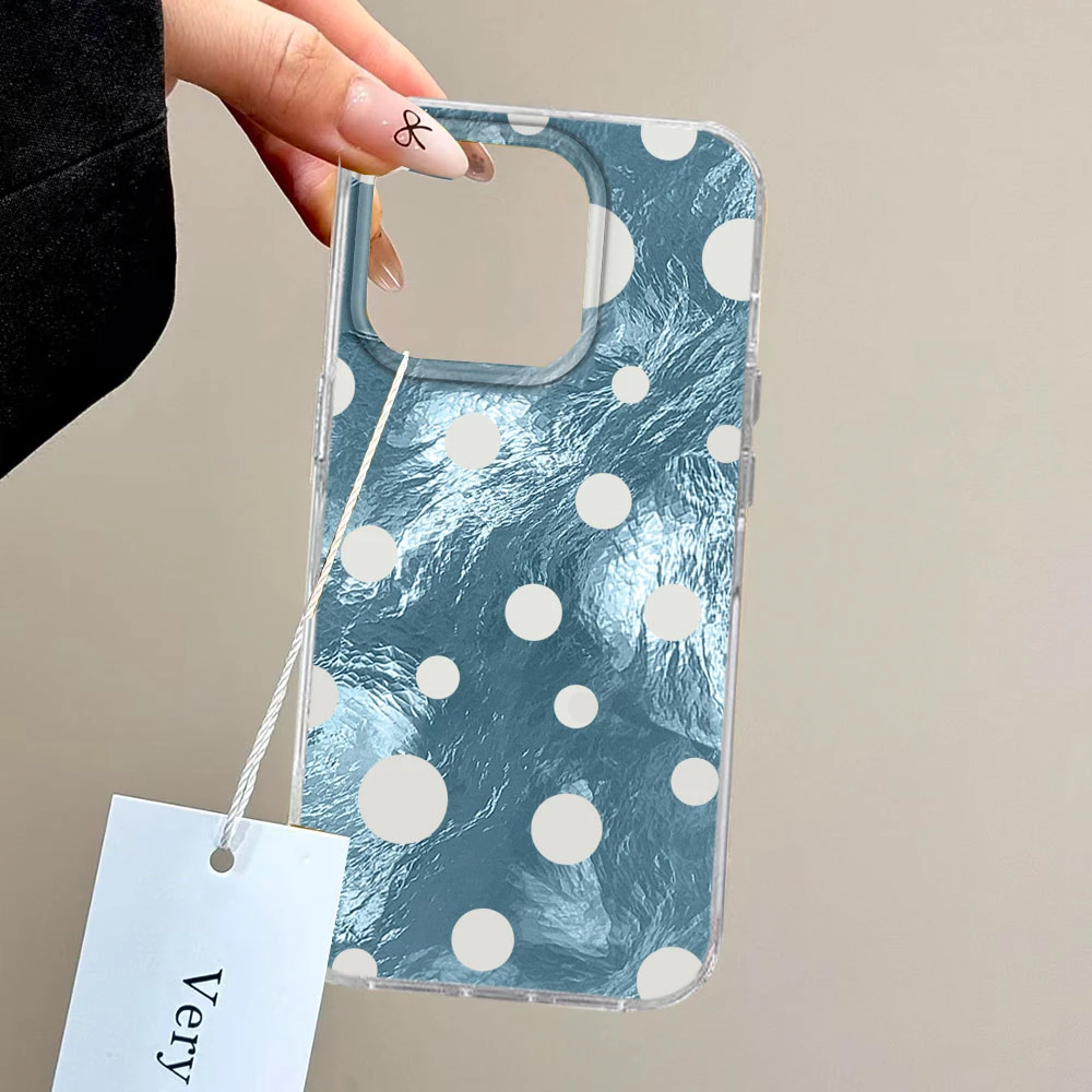 Festive Red Circular Dots Gradient Phone Case Cover