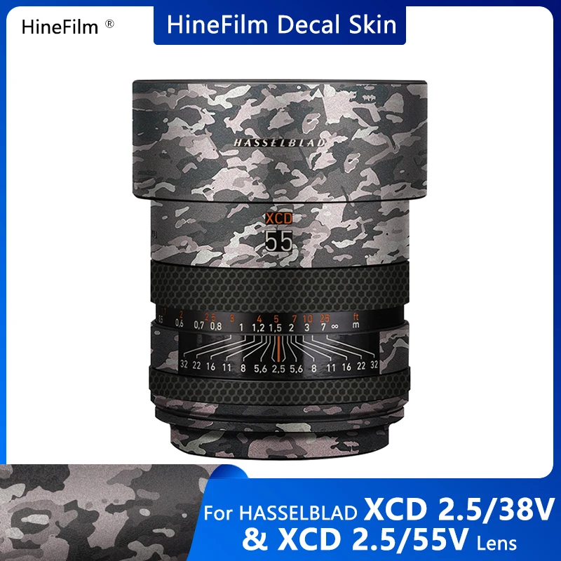 Hasselblad Xcd 38v 55v 2.5 Lente Decalque Peles Envoltório Capa para Hasselblad Xcd 55 mm F2.5 v Xcd 38 mm F2.5 v Lente Premium Adesivo