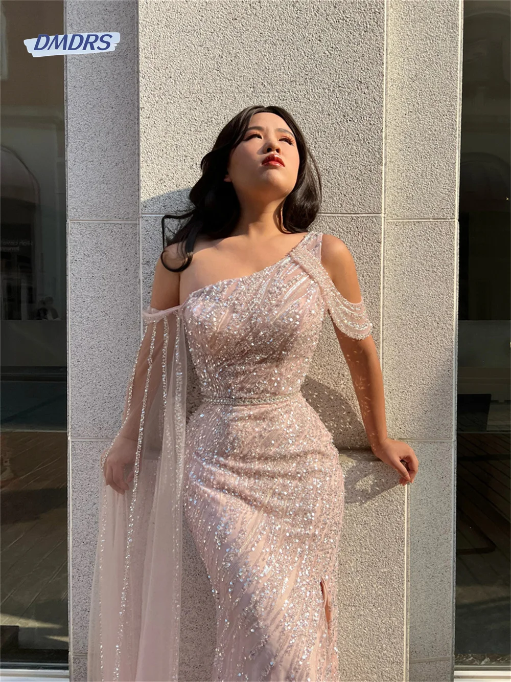 Robe de soirée classique à paillettes, tenue de charme, A-ligne, longueur au sol, quelle que soit la collection, 2024