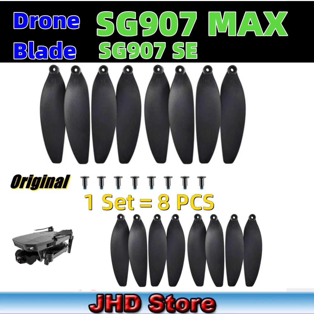 JHD пропеллер Дрон SG907 MAX Blade ZLL оригинальный SG907 MAX/ SG907SE пропеллер SG907 SE Замена оптом