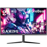 GreBear 165/144Hz Gaming Monitor 24 Inch - FHD 1080P IPS Screen 1ms (GTG) Home Office Computer Display, FreeSync Technology, 100 1