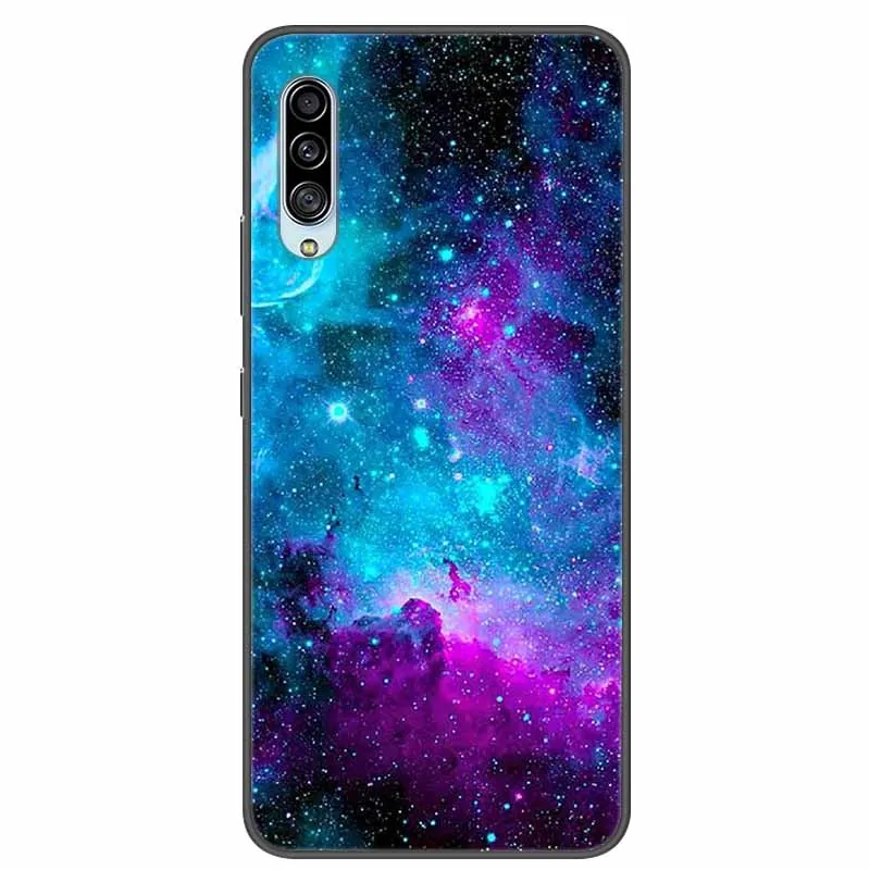 Sleek Black Fashion Soft TPU Silicone Phone Case for Samsung Galaxy A90 5G - 6.7