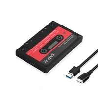2.5inch SATA HDD Enclosure 6Gbps 6TB USB3.0 Laptop SSD Convert Box Retro Cassette Hard Drive Disk External Case for Notebook PC 1