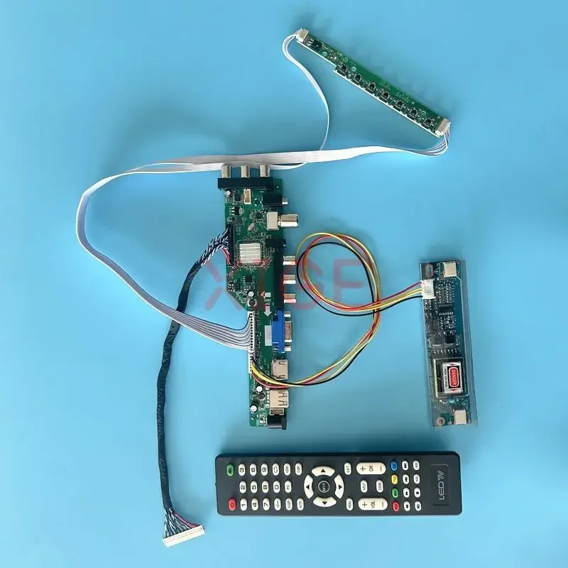 

Для телефона, Карта контроллера 2CCFL IR + AV + USB + HDMI + VGA, цифровой сигнал DVB 1440*900, ЖК-дисплей, ручная работа, 30Pin LVDS