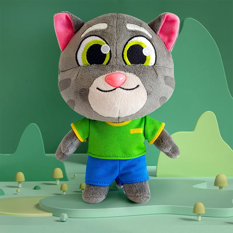 thumbnail image 1 of Can't Talk Talking Tom y sus amigos con ropa cambiable Juguetes de peluche 18cm Muñecas Talking Tom Angela Acompañan a la muñeca para niños, 1 of 4