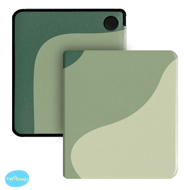 Twosheep 7-Zoll-Hülle für Kobo Libra Color und Kobo Libra2, TPU-Schale, magnetischer Flip-Auto-Sleep-Wake-Abdeckung, einfarbiges Muster – Detail 8