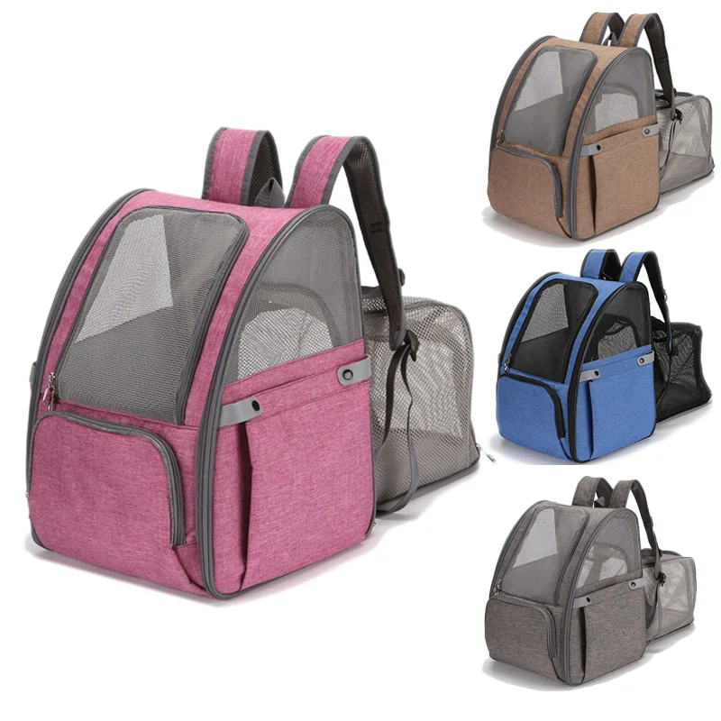 ExpandableCatCarrierBagsBreathableOutgoingTravelBackpackCarrier