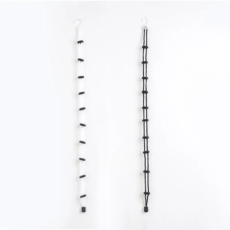 Home socks hanging rope creative multi-function washing clothes basket net washing socks drying socks rack Divider Dry Tools 6