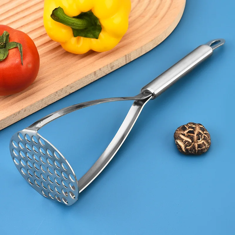 Stainless Steel Mud Press Household Potato Press Potato Manual Masher Multifunctional Kitchen Tool